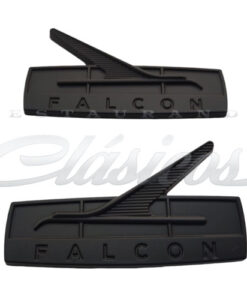 EMBLEMAS LATERALES FALCON NUEVOS PAR - Imagen 3
