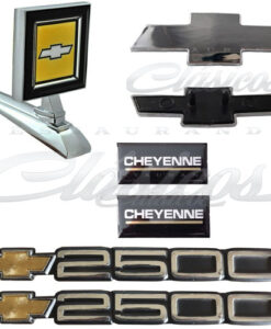 KIT EMBLEMAS CHEVROLET CHEYENNE 2500