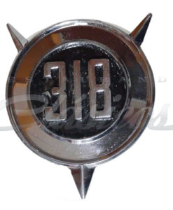 EMBLEMA 318 ORIGINAL USADO CORONET BARRACUDA CHARGER GTS DART