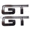 EMBLEMAS LATERALES GT CROMADOS ADHERIBLES PAR