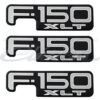 KIT DE 3 PZAS EMBLEMAS F150 XLT ENCAPSULADO ADHERIBLES