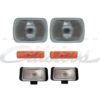 KIT ILUMINACION D150 D200 D250 D350 RAM CHARGER FAROS NEBLINEROS CUARTOS Y FAROS PRINCIPALES