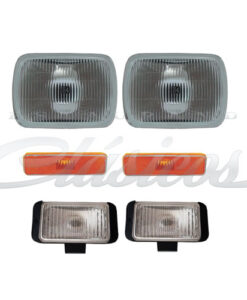 KIT ILUMINACION D150 D200 D250 D350 RAM CHARGER FAROS NEBLINEROS CUARTOS Y FAROS PRINCIPALES