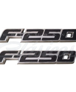EMBLEMA F250 NUEVO CROMADO ADHERIBLE