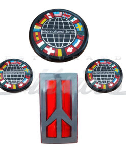 EMBLEMAS CUTLASS EUROSPORT KIT DE MUNDOS Y EMBLEMA PARA PARRILLA