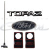 KIT EMBLEMAS TOPAZ 5 PZAS
