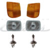 KIT MICAS PARA CUARTOS, FAROS Y FOCOS H4 DE 100 WATTS PARA CHRYSLER VOLARE 1985 1989