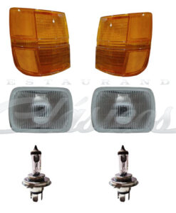 KIT MICAS PARA CUARTOS, FAROS Y FOCOS H4 DE 100 WATTS PARA CHRYSLER VOLARE 1985 1989