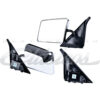 ESPEJO RETROVISOR IZQUIERDO MANUAL CROMADO CHEVROLET S-10 1982 A 1994