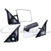 ESPEJO RETROVISOR MANUAL  LADO DERECHO CHEVROLET S-10 1982 1994
