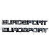 EMBLEMAS LETREROS EUROSPORT NUEVOS ADHERIBLES PAR