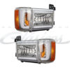 FAROS TIPO SPORT FORD F150 F250 F350 1987 A 1991 NUEVOS PAR