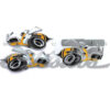 KIT DE 3 ABEJAS SUPER BEE NUEVAS METÁLICAS