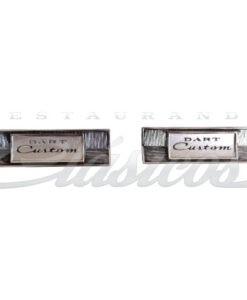EMBLEMAS PARA PUERTAS DODGE DART 1967 PAR ORIGINALES